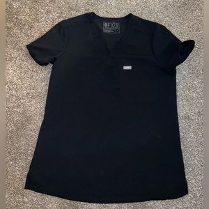 Used FIGS Technical Collection Women’s Black Scrub Top Size Small